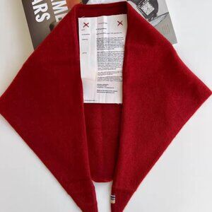 extreme cashmere knitted cashmere-blend scarf in Red
